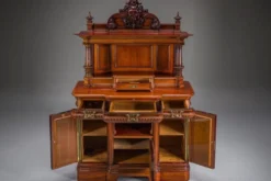 Buffet néo-baroque allemand en noyer et acajou, années 1890