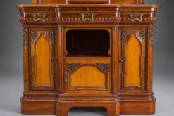 Buffet néo-baroque allemand en noyer et acajou, années 1890