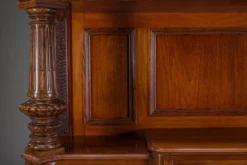 Buffet néo-baroque allemand en noyer et acajou, années 1890