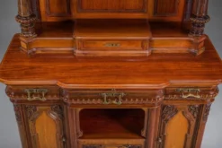 Buffet néo-baroque allemand en noyer et acajou, années 1890