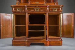 Buffet néo-baroque allemand en noyer et acajou, années 1890