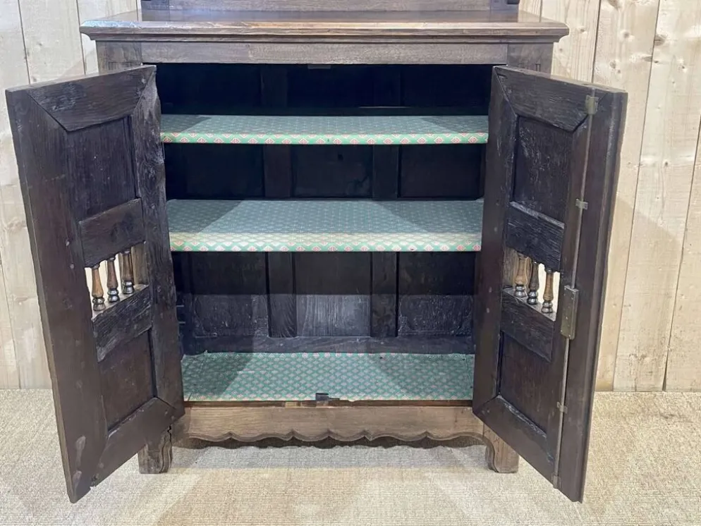 Buffet néo breton des années 50 en châtaignier