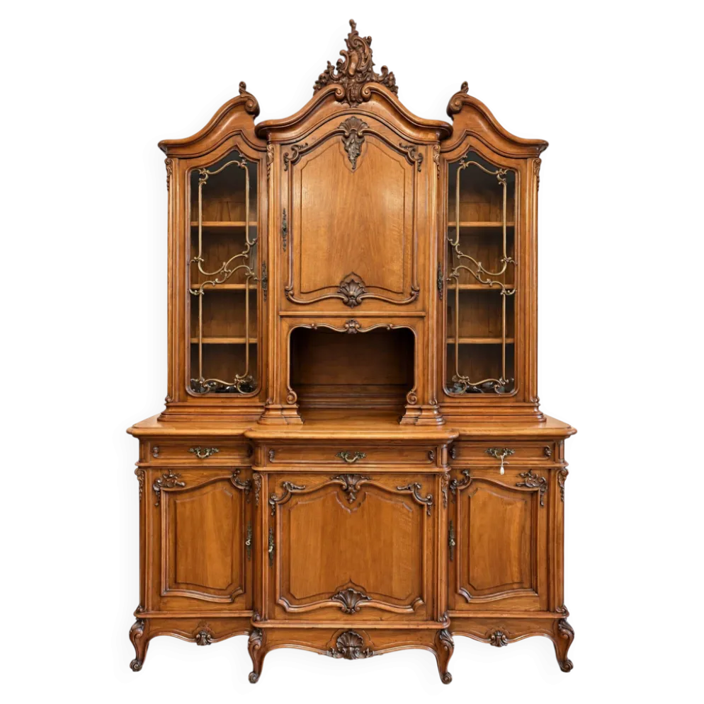 Buffet Noyer de style Louis XV