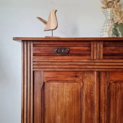 Buffet parisien bois ancien 2 portes panneautées