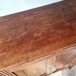 Buffet parisien bois ancien 2 portes panneautées