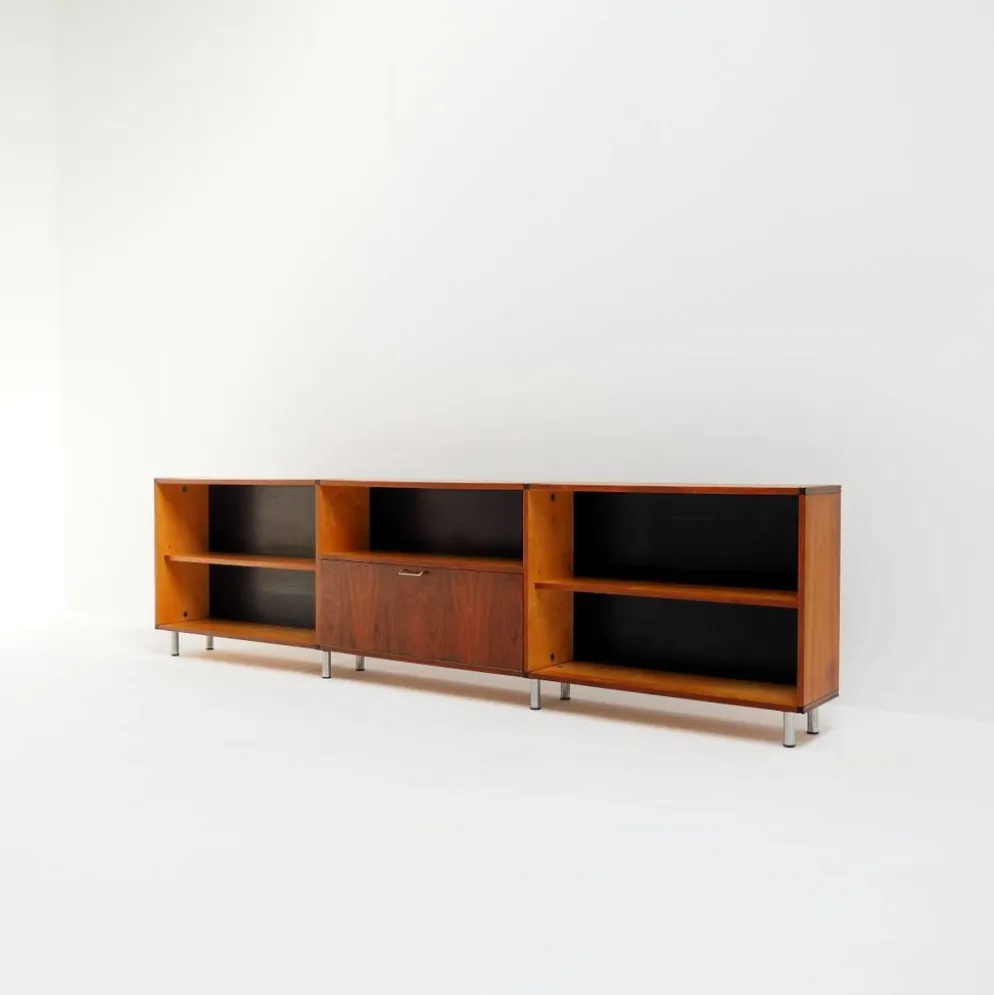Buffet Pastoe 'Made to Measure' en teck, années 1950, design néerlandais mid-century moderne