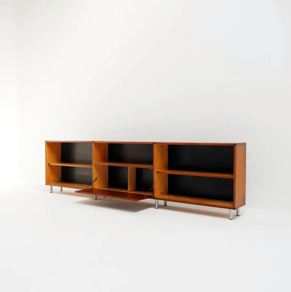 Buffet Pastoe 'Made to Measure' en teck, années 1950, design néerlandais mid-century moderne