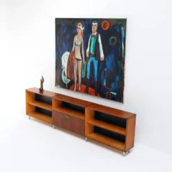 Buffet Pastoe 'Made to Measure' en teck, années 1950, design néerlandais mid-century moderne