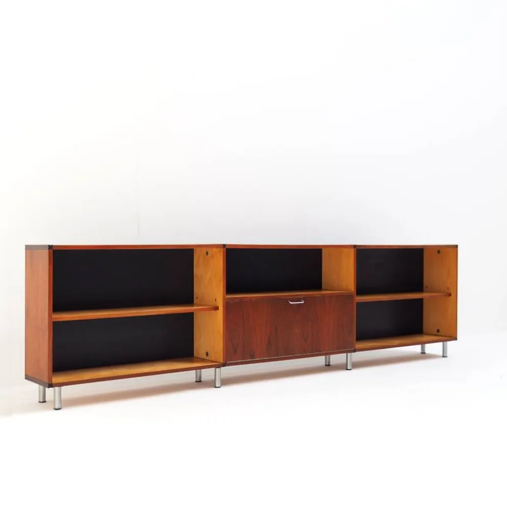 Buffet Pastoe 'Made to Measure' en teck, années 1950, design néerlandais mid-century moderne