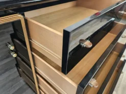 Buffet Pierre Cardin des années 1970 en bois laqué noir