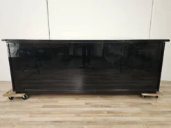 Buffet Pierre Cardin des années 1970 en bois laqué noir