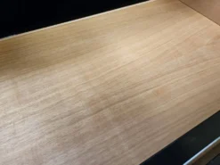Buffet Pierre Cardin des années 1970 en bois laqué noir