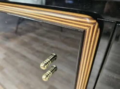 Buffet Pierre Cardin des années 1970 en bois laqué noir