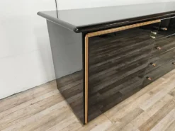 Buffet Pierre Cardin des années 1970 en bois laqué noir