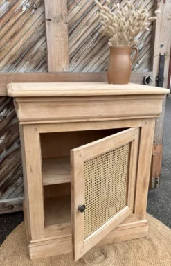 Buffet rénové : 1 porte + 1 tiroir - confiturier , meuble vasque …