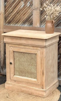 Buffet rénové : 1 porte + 1 tiroir - confiturier , meuble vasque …