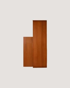 Buffet scandinave en teck avec étagère escamotable, années 1960
