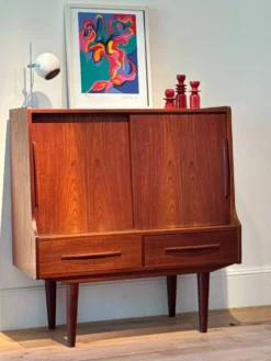 Buffet scandinave vintage en teck "Mads"
