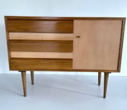 Buffet scandinave vintage en bois, années 1960