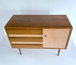 Buffet scandinave vintage en bois, années 1960