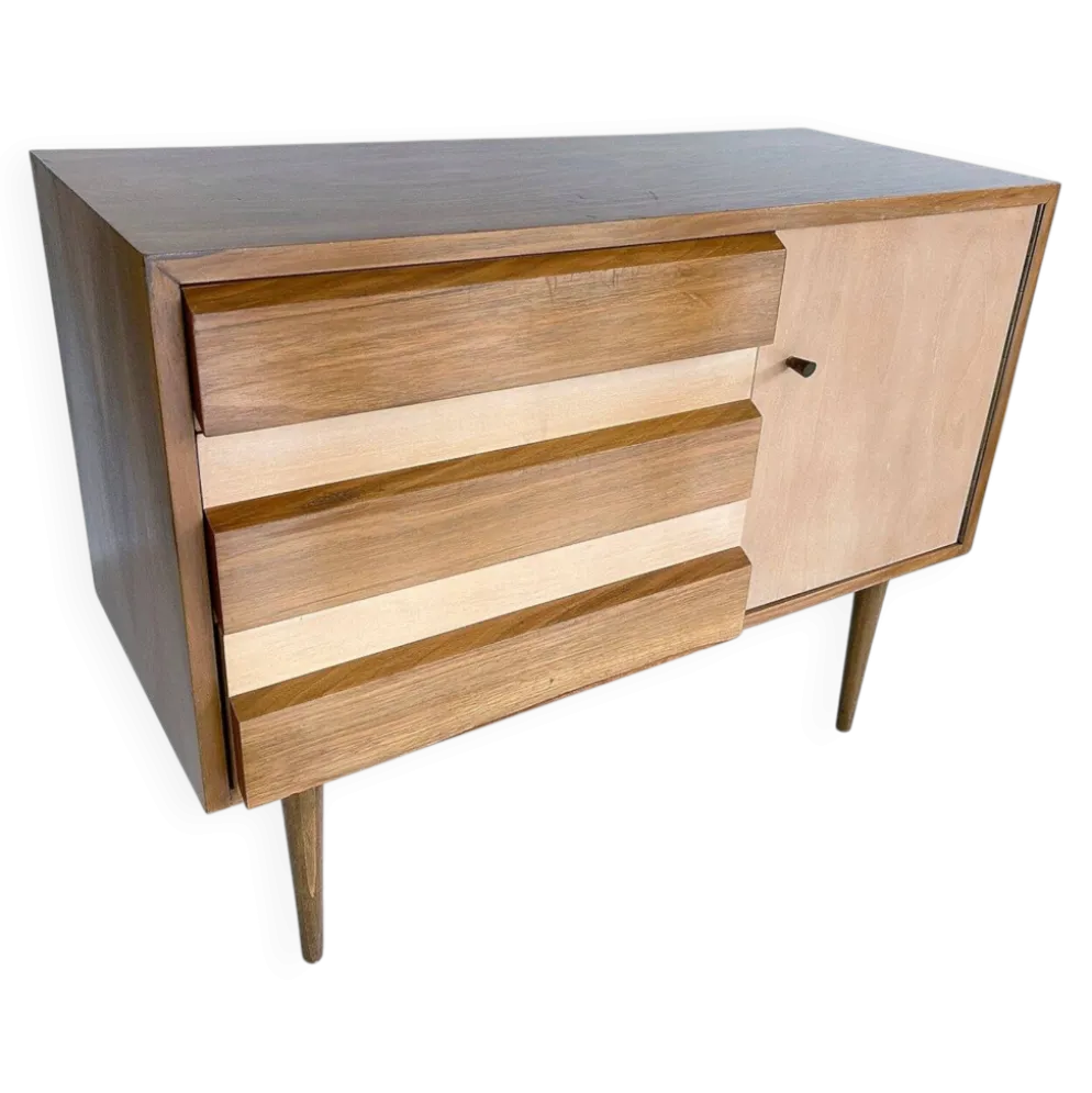 Buffet scandinave vintage en bois, années 1960