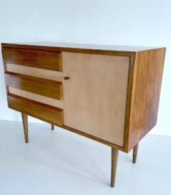Buffet scandinave vintage en bois, années 1960