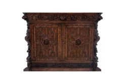Buffet sculpté, France, vers 1880.