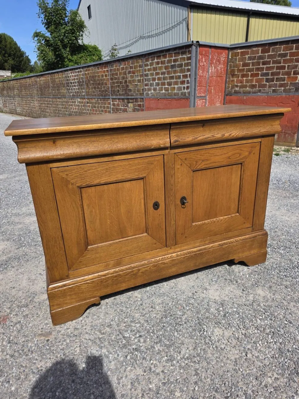 Buffet style Louis Philippe en chêne massif