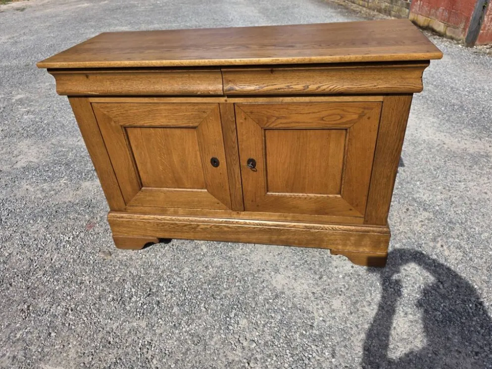 Buffet style Louis Philippe en chêne massif