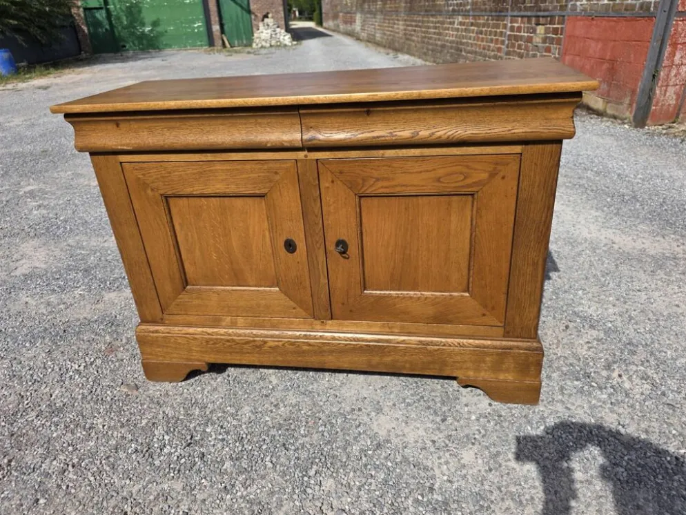Buffet style Louis Philippe en chêne massif