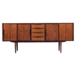 Buffet symétrique scandinave en palissandre, Danemark, 1960.