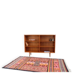 Buffet/étagère en teck Hundevad style rétro vintage années 60-70