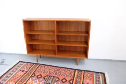 Buffet/étagère en teck Hundevad style rétro vintage années 60-70