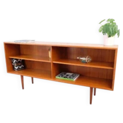 Buffet/étagère en teck style rétro vintage années 60-70