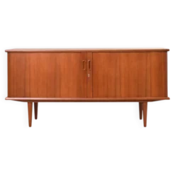 Buffet tambour en teck danois des années 1960.
