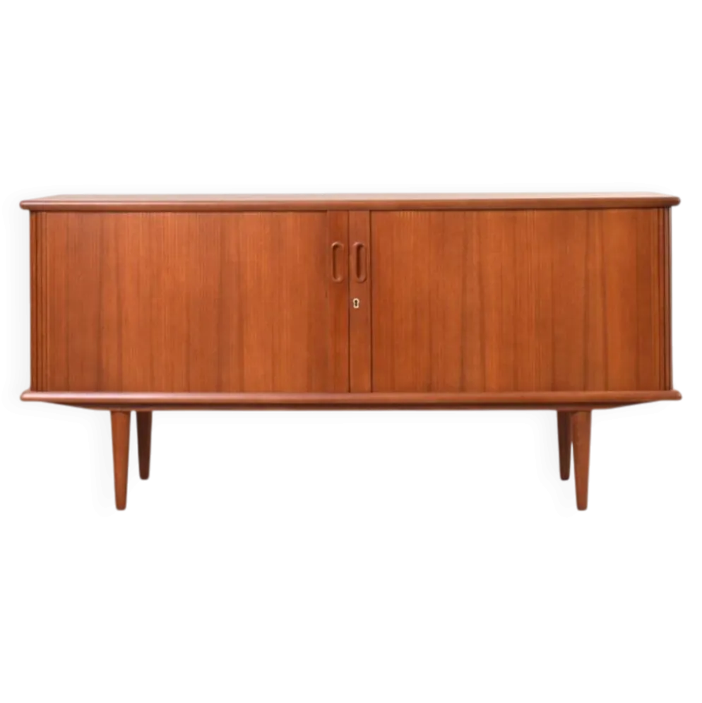 Buffet tambour en teck danois des années 1960.