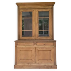 Buffet vaisselier cabinet de curiosités bois massif ancien
