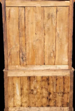 Buffet vaisselier cabinet de curiosités bois massif ancien