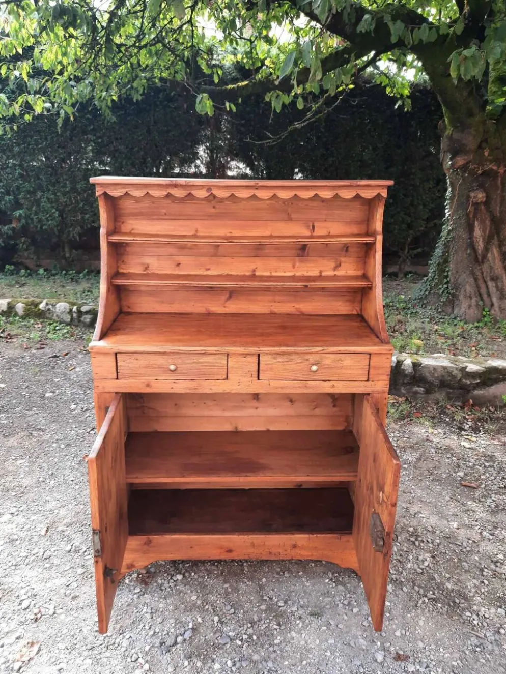 Buffet vaisselier d'alpage