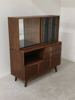 Buffet vaisselier U372/386 B.Landsman et H.Nepozitek pour Jitona 1960