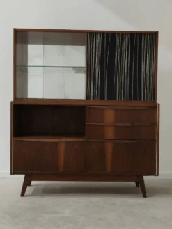 Buffet vaisselier U372/386 B.Landsman et H.Nepozitek pour Jitona 1960