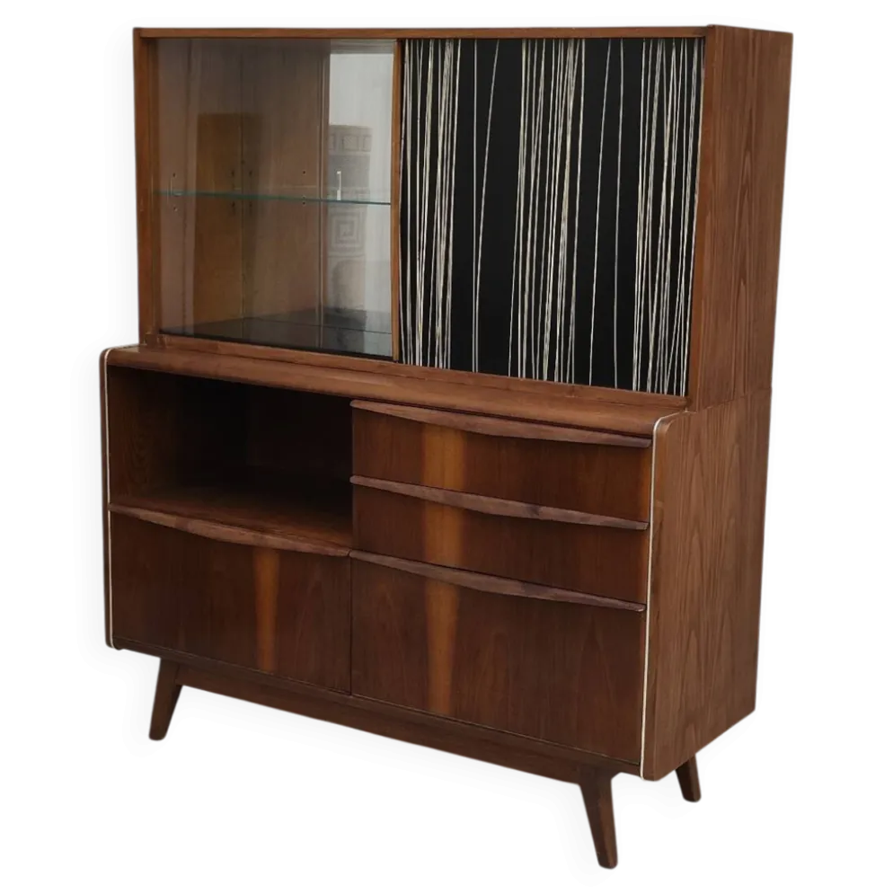 Buffet vaisselier U372/386 B.Landsman et H.Nepozitek pour Jitona 1960