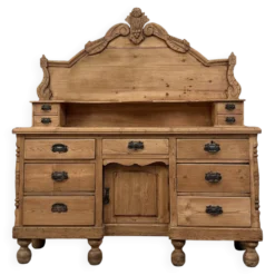 Buffet victorien anglais 2 corps, rénové
