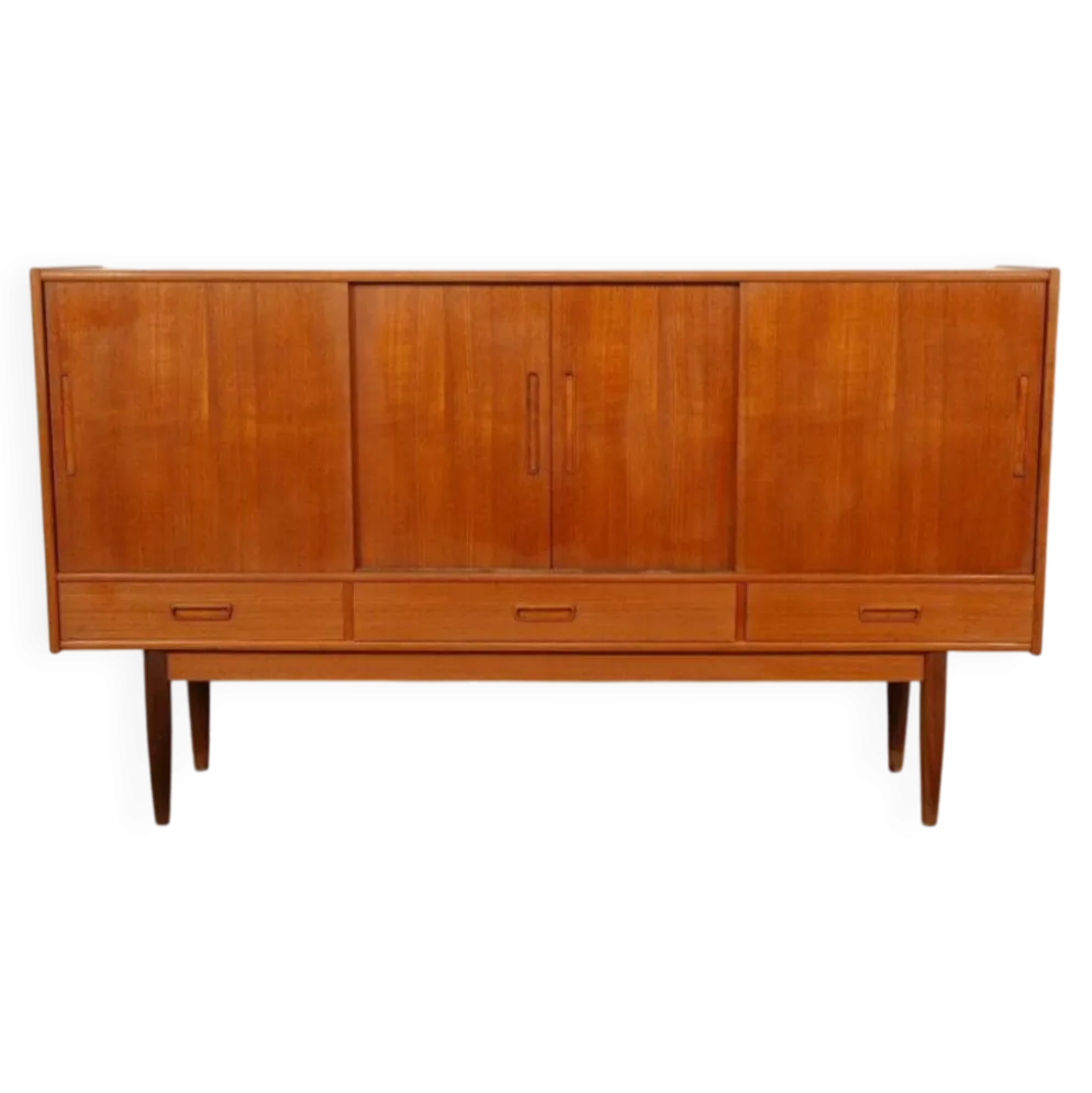 Buffet vintage | Armoire murale | Teck | 195 cm