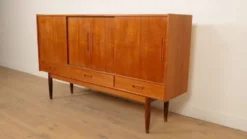 Buffet vintage | Armoire murale | Teck | 195 cm