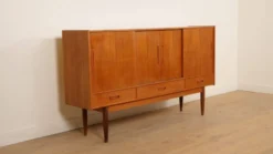 Buffet vintage | Armoire murale | Teck | 195 cm
