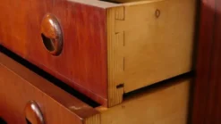 Buffet vintage avec bar en teck