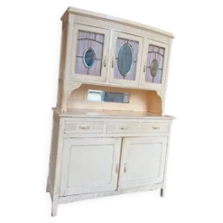 Buffet vintage blanc cassé / meuble de brocante