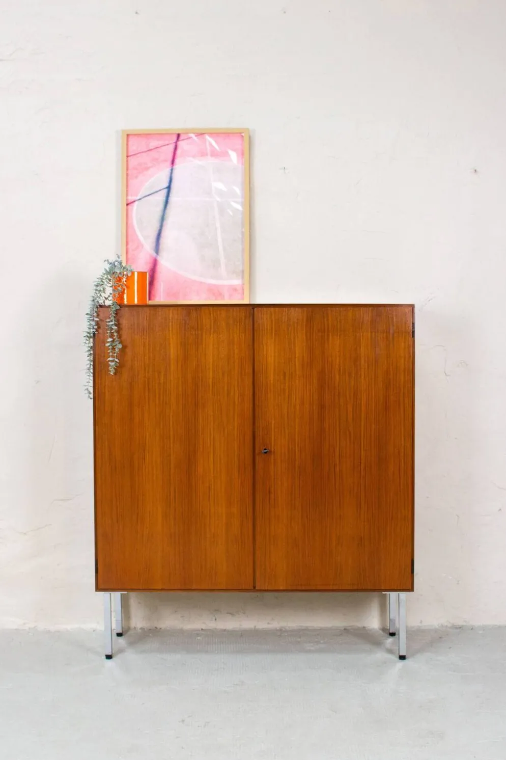 Buffet vintage commode sideboard highboard mid-century teck noyer