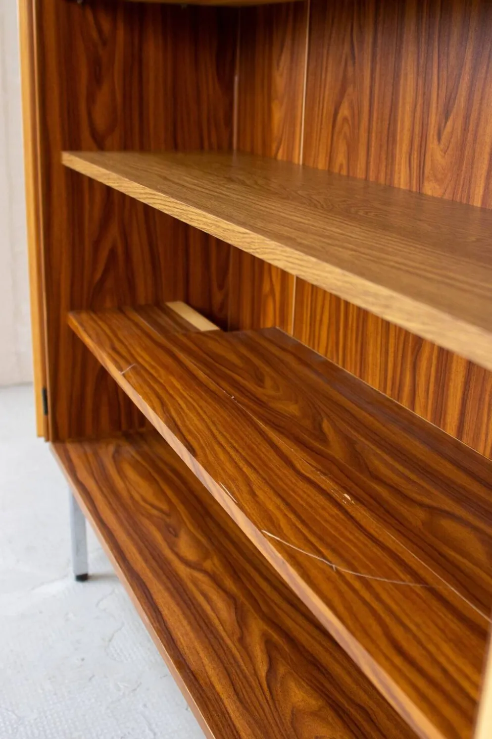 Buffet vintage commode sideboard highboard mid-century teck noyer